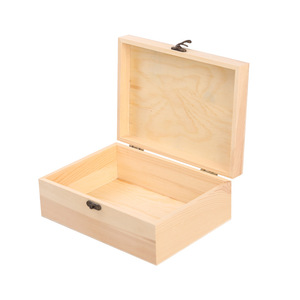 Wooden Storage <b>Box</b> 100mm High 6-10L Capacity Simple Style For <b>Makeup</b> Organizers And Miscellaneous Items - Product Image 5