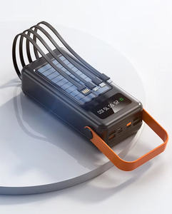 พาวเวอร์แบงค์พลังงานแสงอาทิตย์ 100000mah รุ่นขายดีปี 2026 พร้อมสายชาร์จ ความจุขนาดใหญ่พิเศษ ชาร์จเร็ว สำหรับการตั้งแคมป์กลางแจ้ง - Product Image 6
