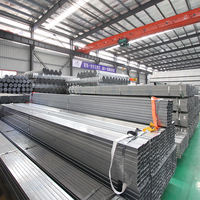 Tubo de Acero Rectangular Galvanizado en Caliente de 6 Metros, 2x2, 2x4, 4x4 Pulgadas, Precio de Fábrica