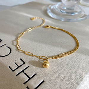 Populaire En Acier Inoxydable Cheville <span class=keywords><strong>Lot</strong></span> Chaîne Fille <span class=keywords><strong>Bracelet</strong></span> Fille <span class=keywords><strong>Femme</strong></span> En Ou 2024 Luxe Pour Les Femmes Custumaize - Product Image 4