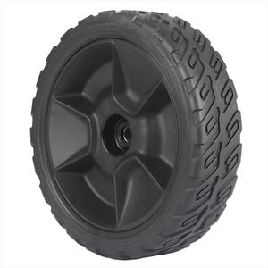 <span class=keywords><strong>Roue</strong></span> et pneus <span class=keywords><strong>de</strong></span> rechange pour <span class=keywords><strong>tondeuse</strong></span> à gazon 8x2 pouces en PP+PVC pour entraînement arrière avec trou d'axe <span class=keywords><strong>de</strong></span> 1/2 pouce - Product Image 2