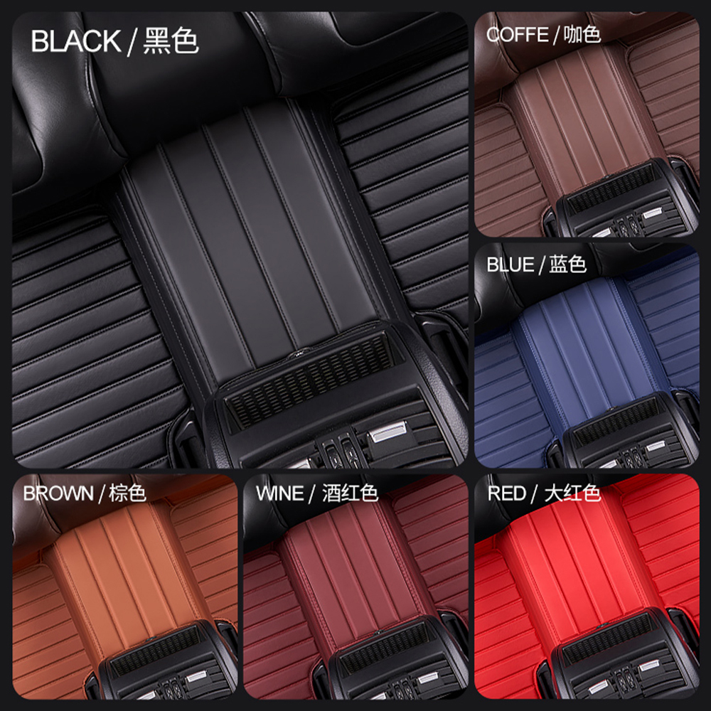 Premium 7D5D Waterproof Car Floor Mats – Double-Layer Leather PVC Coil Custom-Fit Foot Mats - View 3