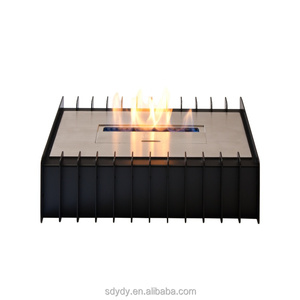 12/24/36/48インチモダンインテリジェントステンレス鋼電気暖炉シルバーブラック自動バイオエタノールインサート (WiFi付き)-金属 - Product Image 5