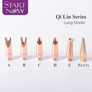 Startnow हाथ से आयोजित तांबा वेल्डिंग नलिका के लिए क्यूई लिन Raytools हाथ में वेल्डिंग मशीन M8/10/11/13 लेजर काटने नोक - Product Image 2