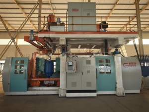 Machine d'extrusion-soufflage automatique pour la fabrication de fûts chimiques à double anneau de 200L, 220L et 55 gallons en PEHD - Product Image 2