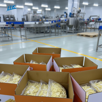 Commerciële productielijn voor het verwerken van frieten, inclusief technologie voor het snijden en frituren van aardappelchips en een machine systeem voor de fabricage.