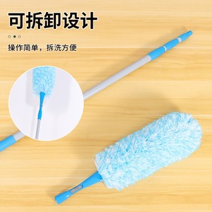 Plumero de microfibra con mango de acero inoxidable y gancho de plástico, plumero de limpieza extensible de microfibra <span class=keywords><strong>para</strong></span> el hogar - Product Image 2