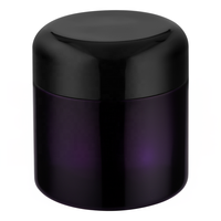 Top Blue miron ultra violet bocal en verre UV hermétique anti-odeurs bocal à col haut et large avec couvercle d'humidité 500 ML