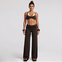 Soutien-gorge de sport personnalisé à double couche et bretelles croisées 2026 |   Haut de yoga sexy à bretelles réglables et blocs de couleur |   Crop top de sport à dos croisé Stitched Beauty