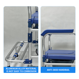 Venta al por mayor nuevo estilo <span class=keywords><strong>de</strong></span> <span class=keywords><strong>baño</strong></span> inodoro <span class=keywords><strong>Silla</strong></span> <span class=keywords><strong>de</strong></span> ducha <span class=keywords><strong>Silla</strong></span> <span class=keywords><strong>de</strong></span> inodoro <span class=keywords><strong>con</strong></span> <span class=keywords><strong>ruedas</strong></span> utilizadas por los ancianos y los <span class=keywords><strong>discapacitados</strong></span> - Product Image 4