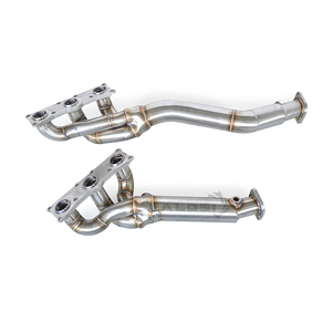 Collecteur d'échappement pour BMW Z4 N52 2.5/3.0 2006-2016 en acier inoxydable, downpipe haute performance sans catalyseur - Product Image 1
