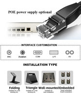Sinmar-Sistema de control de acceso Wifi, sistema de seguridad, Android, Linux, Poe, Nfc, lector de tarjetas Rfid, pantalla táctil, puerta, control de acceso con altavoz