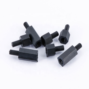 Espaciador hexagonal de nylon roscado macho y hembra con tornillo - Product Image 3