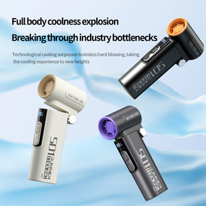 Turbojet hiển thị kỹ thuật số 3000mAh có thể sạc lại công suất cao làm mát bằng không khí có thể gập lại cầm tay <span class=keywords><strong>Mini</strong></span> USB điện nhựa - Product Image 2