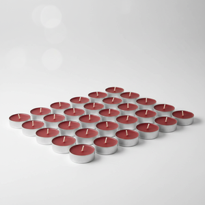 Velas Tealight Vermelhas com 4 Horas de Duração, Velas Aromáticas para Casamentos, Festas e Decoração de Casa - Product Image 4