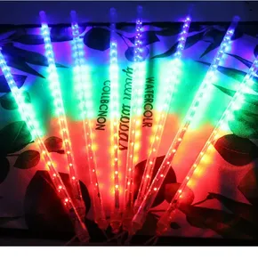 Guirnalda de Luces LED de Lluvia de Meteoros Navideñas <span class=keywords><strong>CX</strong></span>, para Exteriores, Bodas, Fiestas, IP65 Impermeable, Funciona con Pilas, Luces de Estrellas Fugaces, para Festivales - Product Image 4