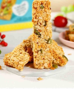 Barre de céréales protéinée probiotique, flocons d'avoine, noix, fruits, barre énergétique, substitut de repas, biscuits riches en fibres, aliments rassasiants - Product Image 4