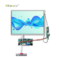 Layar LCD TFT IPS 15 Inci Kustom, Resolusi 1024xRGBx768, Antarmuka LVDS, Modul LCD Anti Silau untuk Industri