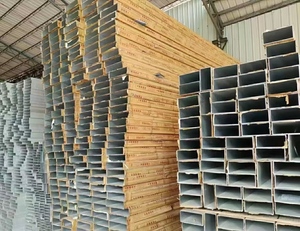 Tubo Metálico de Perfil Cuadrado con Recubrimiento en Polvo, Placa Metálica 2024 <span class=keywords><strong>2017</strong></span> 5052 6061 6063, Tubo Rectangular de Aluminio - Product Image 3