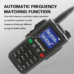 Radio Bidireccional Analógica Portátil BF-18H de 5W UHF VHF con GPS de Largo Alcance, Resistente al Agua IPX-1, Carga Tipo-C - Product Image 4