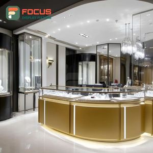 Mostrador de Exhibición de Joyería Comercial Moderno con Superficie Pulida para Tiendas - Product Image 5