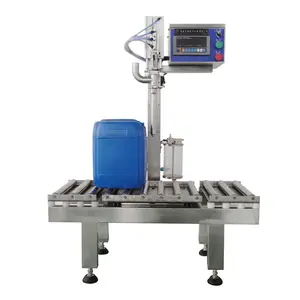 Quick sale products auto weighing dosing filling mineral water 5 gallon pail filling machine