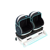 Chaise d'oeuf de simulateur de jeu d'arcade de réalité virtuelle de 9D VR 3D d'intérieur avec l'équipement de parc à thème de lunettes 3D