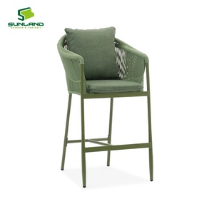 Juego de <span class=keywords><strong>Bar</strong></span> <span class=keywords><strong>Angela</strong></span> de 5 Piezas SUNLAND de Alta Calidad, Mesa de Piedra Sinterizada, Sillas Tejidas con Cuerda de Olefina, Perfecto para Exteriores, Bares y Hostelería - Product Image 5