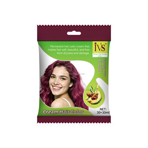 क्रीम बालों का रंग गर्म भूरे रंग 30 मिलीलीटर + 30 मिलीलीटर साकेट पैक अमोनिया मुक्त लंबे समय तक चलने वाले बाल डाई - Product Image 5