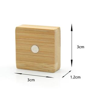 Imán Redondo de Bambú Personalizado para Refrigerador, Imanes de Madera en Blanco para Grabado Láser, para Sujetar Papel - Product Image 4