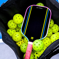 Permukaan Kasar Berlapis Sarang Lebah Tebal 16mm yang Dapat Disesuaikan, Portabel, dan Berbobot Berat untuk Bet Pickleball Serat Karbon T700
