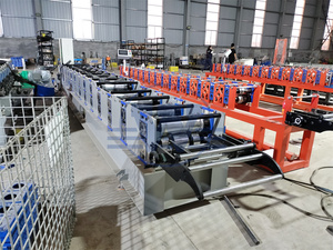 Aluzinc Roof Ridge Cap Roll Forming Machine with Bearing & Motor Color Steel <b>Sheet</b> Processing PLC Control 380V 3phases - Product Image 4