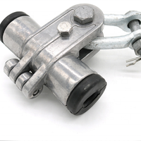 Pince de suspension en alliage d'aluminium FTTH Support pour ADSS 100m Span Power Accessories