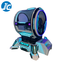 Simulador de Helicóptero de Realidad Virtual 9D de Nuevo Diseño, Máquina de Juegos de Aviones VR, Parque de Aventuras Interior, Aluminio, Fibra de Vidrio, Metal
