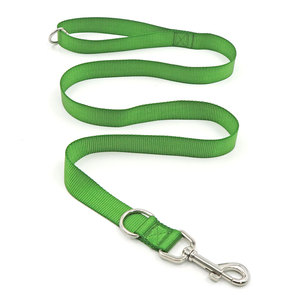 สายจูงสุนัขไนลอนสีเขียวล้วน ทนทาน สไตล์เรียบง่าย สำหรับสุนัข - Product Image 1