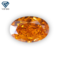 7A Klasse Hochwertige Ovale Crushed-Ice-Cut Mehrfarbige Hochkarbon-Diamanten Lose Edelsteine Simulierte CZ-Diamanten