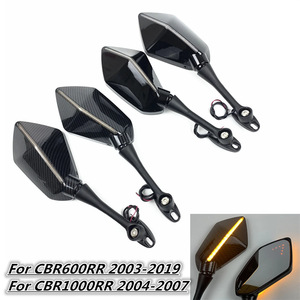 Rétroviseur de <span class=keywords><strong>moto</strong></span> à double éclairage LED avec <span class=keywords><strong>clignotants</strong></span>, pour CBR600RR CBR1000RR 04-07, fabriqué à Guangzhou - Product Image 2