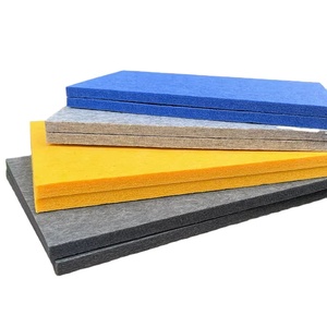 Panneaux acoustiques écologiques modernes et fiables, accessoires en daim de 12 mm avec résistance au feu pour montage mural dans le salon et la chambre - Product Image 1