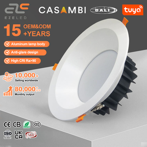 Vente en gros de downlights LED sans scintillement 110 °   Profilé en aluminium pour éclairage de supermarché, hall d'exposition, <span class=keywords><strong>restaurant</strong></span> - Product Image 1