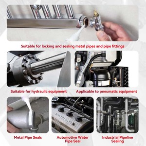 Nhiệt độ cao ống chủ đề <span class=keywords><strong>Sealant</strong></span> cho khí và nước đường ống dẫn nước kỵ khí Băng lỏng và PTFE chủ đề <span class=keywords><strong>Sealant</strong></span> - Product Image 2