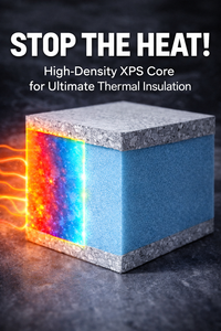 Pannello Sandwich in Cemento XPS EPS Resistente al Calore per Costruzioni in Clima Tropicale con Alta Riflettività e Caratteristiche di Risparmio Energetico - Product Image 5