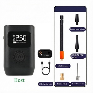 Compresseur d'air portable rechargeable par USB pour <span class=keywords><strong>voiture</strong></span>, <span class=keywords><strong>gonfleur</strong></span> de pneus manuel, pompe à air rechargeable pour vélo, <span class=keywords><strong>gonfleur</strong></span> de pneus automatique - Product Image 3