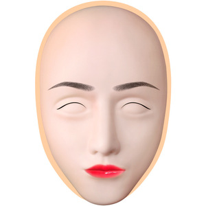 Pmu-fournitures pratiques 5D pour le visage, Mannequin, masque en Silicone, Base de peau, faux tatouage, cosmétique, sourcils, lèvres, maquillage, modèle, Microblading en <span class=keywords><strong>Latex</strong></span> - Product Image 3