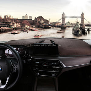 Nouveau <span class=keywords><strong>Design</strong></span> de haute qualité RHD/LHD cuir/tissu noir/marron tapis de couverture de tableau de bord de voiture pour <span class=keywords><strong>Toyota</strong></span> <span class=keywords><strong>CHR</strong></span> 2017 2018 2019 2020 - Product Image 6