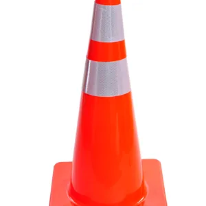 Segurança rodoviária Top Sell tráfego estrada saftey cones 28 polegadas PVC
