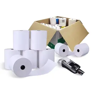 OEM ODM Service Moisture-Proof Smooth Surface 80x80mm Cash Register Printer Thermal Paper Roll