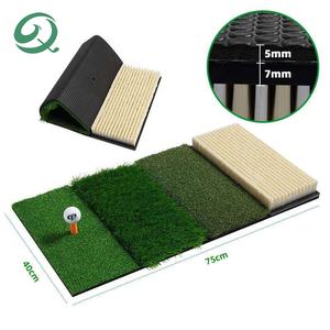 Tapis <span class=keywords><strong>de</strong></span> <span class=keywords><strong>golf</strong></span> pliable multi-couches en gazon artificiel pour entraînement, tapis <span class=keywords><strong>de</strong></span> frappe et <span class=keywords><strong>de</strong></span> chipping sur <span class=keywords><strong>sable</strong></span>, personnalisé OEM et durable - Product Image 5