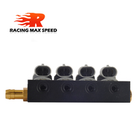 Rail d'injecteurs de carburant GPL/GNC/GNV pour système d'injection séquentielle GPL, kit d'injection séquentielle 2 Ohm, injecteur automobile