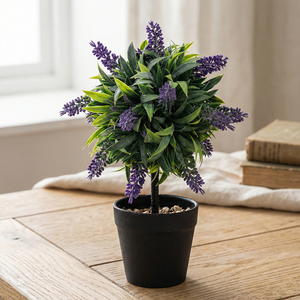 Ruopei - Bola de Topiario Artificial <span class=keywords><strong>Mini</strong></span> de PE Ecológico, Realista, Resistente a los Rayos UV, Arbustos de Boj Artificiales en Maceta, Decoración Moderna para el Hogar y la Oficina - Product Image 2