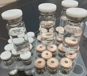Inventario masivo de botellas de vidrio transparentes vacías de 3ml, 5ml y 10ml para polvo liofilizado, etiqueta OEM personalizada - Product Image 1